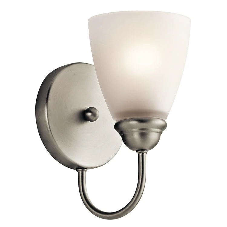 Jolie Single-Light Bathroom Wall Sconce - Frankwebs