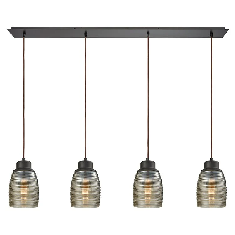 Muncie Four-Light Linear Pendant - Frankwebs