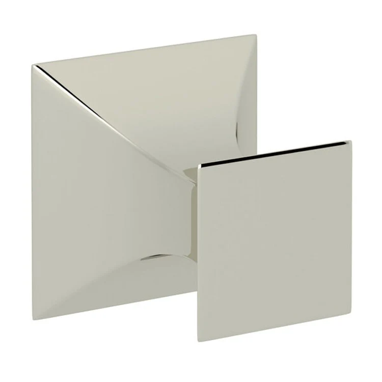 Robe Hook Vincent Single Polished Nickel 1-37/64 Inch 1-33/64 Inch Wall Mount Zinc - Frankwebs