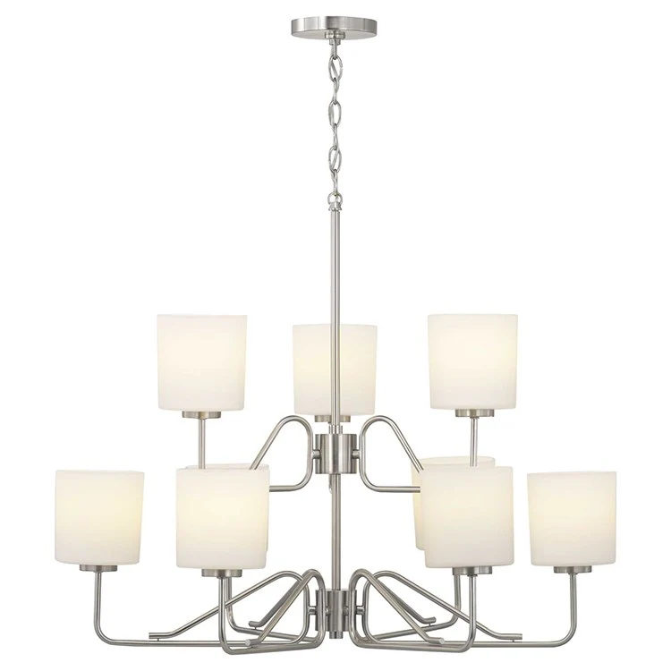 Tobin Nine-Light Two-Tier Chandelier - Frankwebs