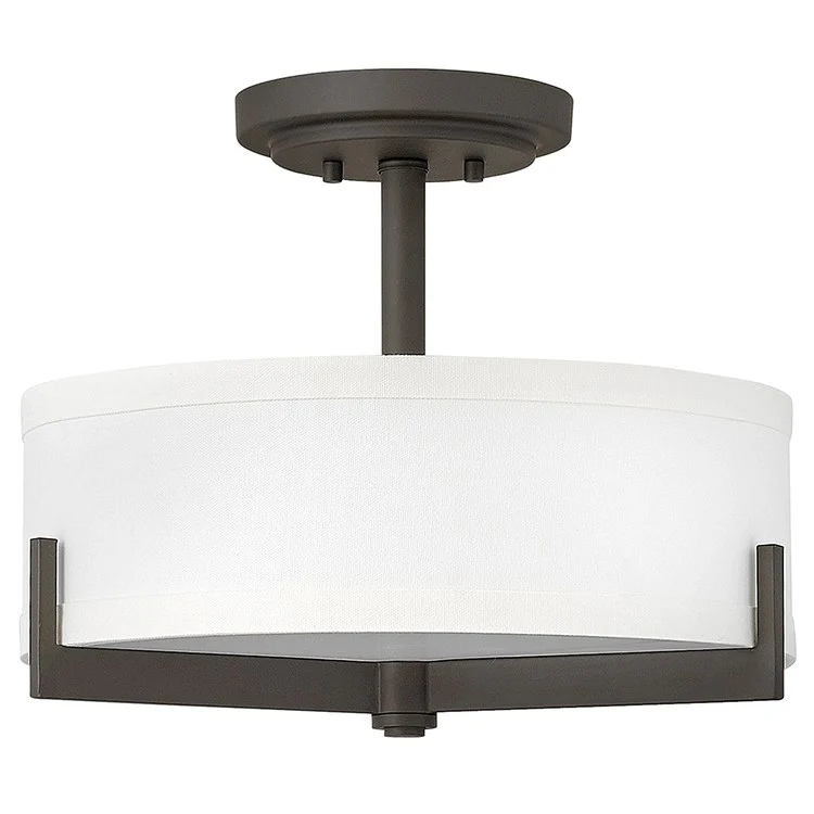 Hayes Three-Light Semi-Flush Mount Ceiling Fixture - Frankwebs