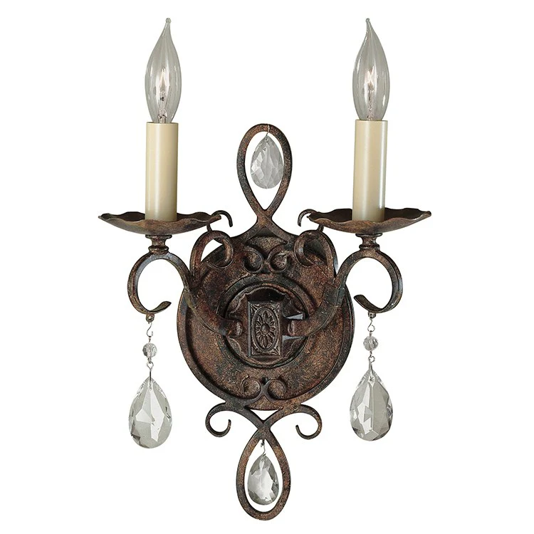 Chateau Two-Light Bathroom Wall Sconce - Frankwebs