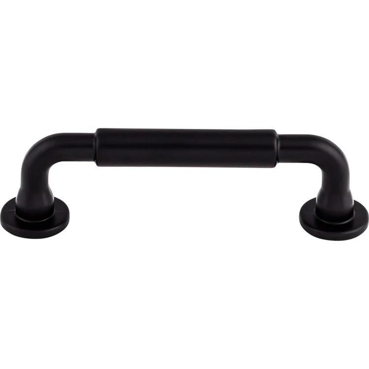 Pull Serene Lily D Handle for Decorative Hardware Flat Black Zinc Alloy 3-3/4 Inch - Frankwebs