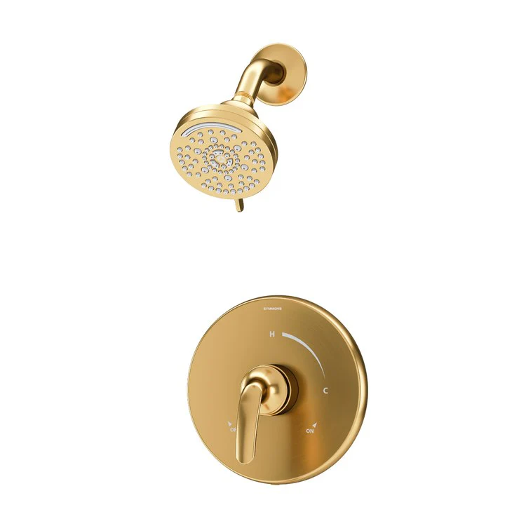 Shower Trim Elm 2 Lever Polished Chrome WaterSense ADA 1.5 Gallons per Minute Round Single Function for 261 Series Temptrol Valve - Frankwebs