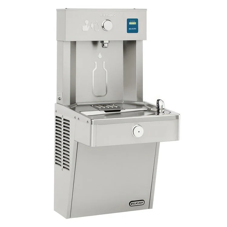 EZH2O Vandal-Resistant Bottle Filling Station with Single Refrigerated Cooler - Frankwebs