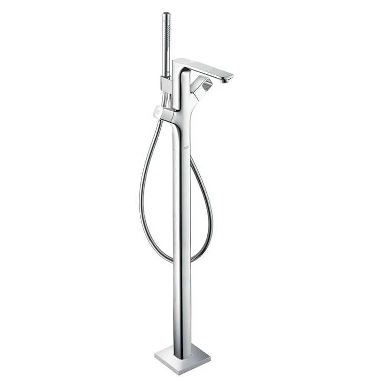 Tub Filler Trim Urquiola Thermostatic Freestanding with Wand 2 Knob Chrome - Frankwebs