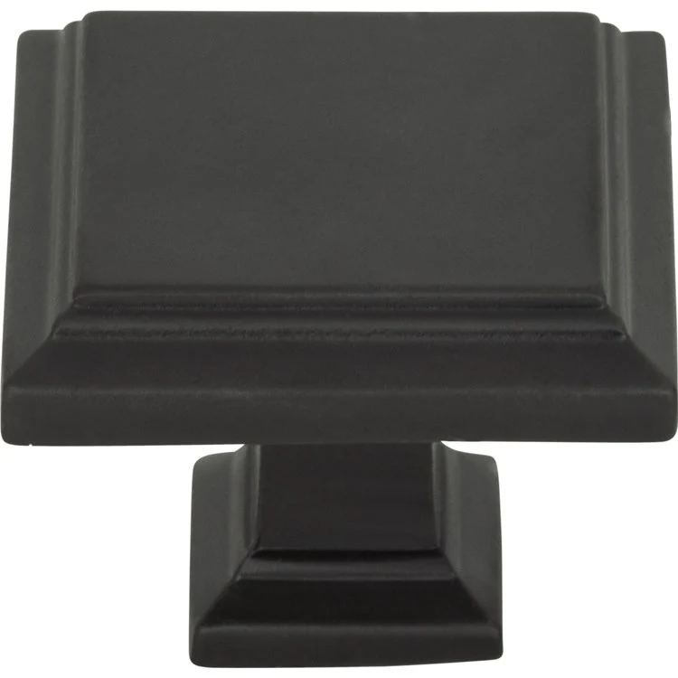 Knob Atlas Sutton Place Square Brushed Nickel Zinc Alloy 1-1/4 Inch - Frankwebs