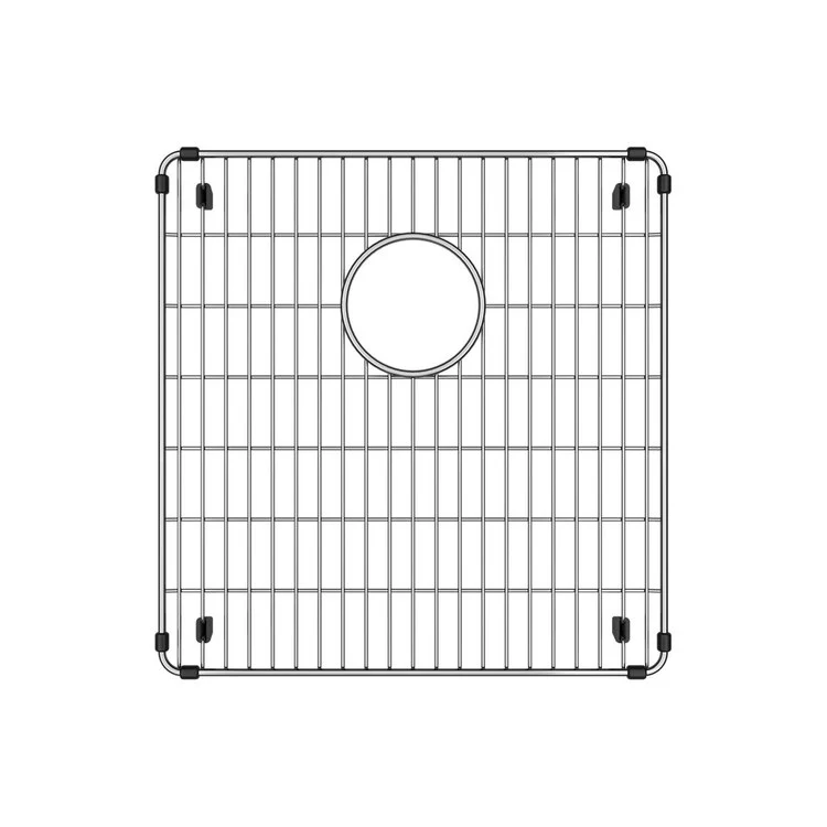 Sink Grid Crosstown Bottom Grid 15.5 x 16 Inch Polished Stainless Steel - Frankwebs