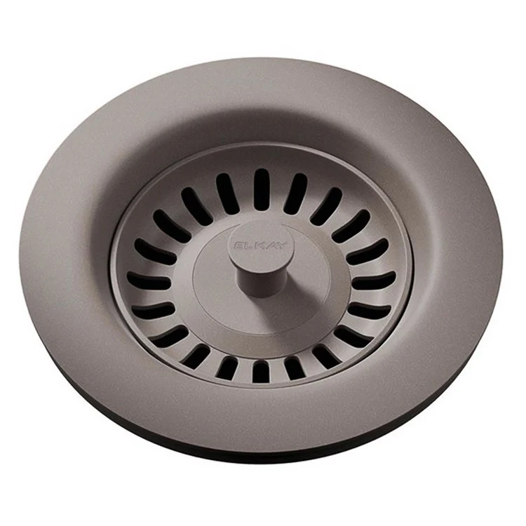 Drain Fitting with Removable Basket Strainer and Rubber Stopper 5 x 3 Inch Jubilee Polymer for Sinks with 3-1/2IN Drain Opening 4-1/2 Inch - Frankwebs