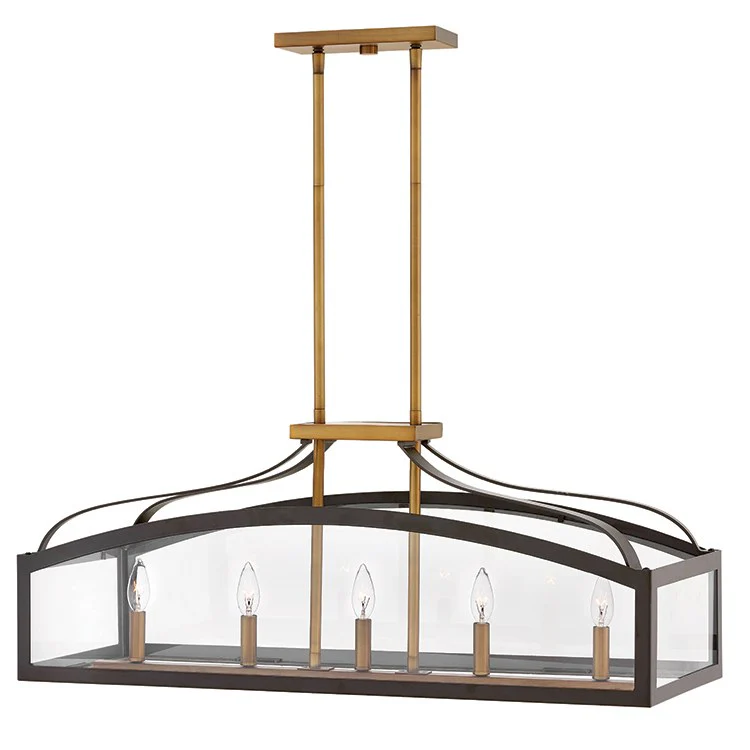 Clarendon Five-Light Linear Pendant - Frankwebs