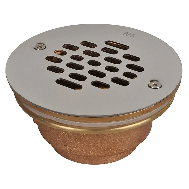 Shower Drain Solid Heavy 2 Inch IPS Stainless Steel Bronze - Frankwebs