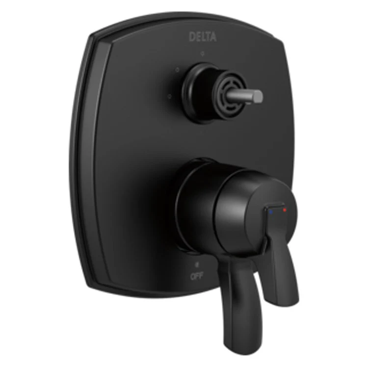 Diverter Trim Stryke Integrated 3 Function Matte Black 2 Less Handles ADA - Frankwebs