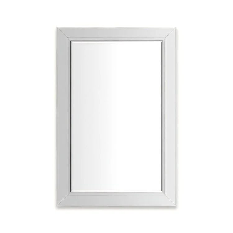 Medicine Cabinet Main Line 20 x 30 Inch 1 Doors Framed Mirror Polished Nickel Flat Top Merion Frame Slow Close Hinges 4 Inch - Frankwebs