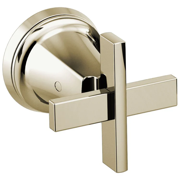 Handle Kit Levoir Brass 2 Cross Brilliance Luxe Nickel ADA for Wall Mount Tub Filler 3-3/4 Inch - Frankwebs