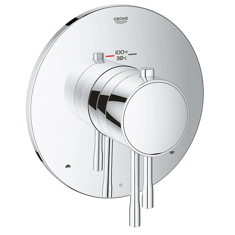 Essence Dual-Function Thermostatic Valve Trim with Control Module - Frankwebs