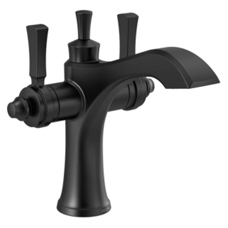 Lavatory Faucet Dorval Monoblock 1 Lever ADA WaterSense Matte Black 1.2 Gallons per Minute - Frankwebs