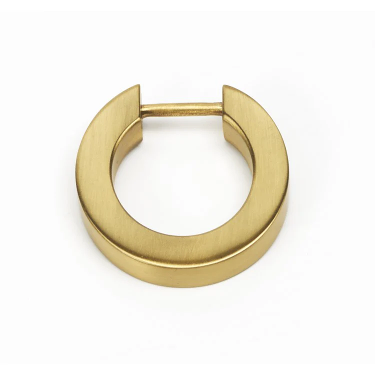Ring Flat Round Unlacquered Brass 1-1/2 Inch Brass - Frankwebs