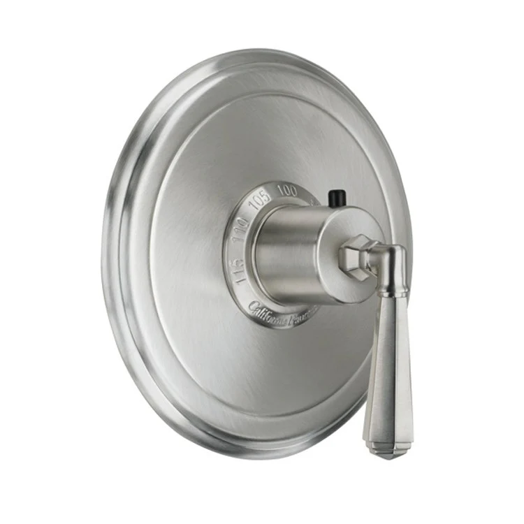Thermostatic Trim Monterey Round 3/4 Inch 1 Lever Satin Nickel ADA for Requires Rough Valve TH75-R Handle and Escutcheon Brass - Frankwebs