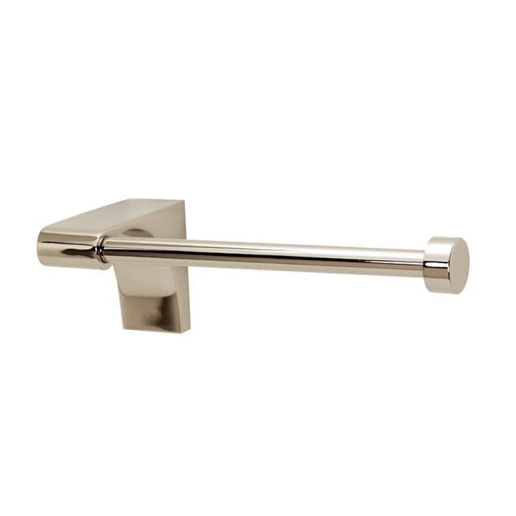 Toilet Paper Holder Luna Left Single Post Polished Chrome Brass 4-7/8 Inch 2-3/4 Inch Wall Mount - Frankwebs