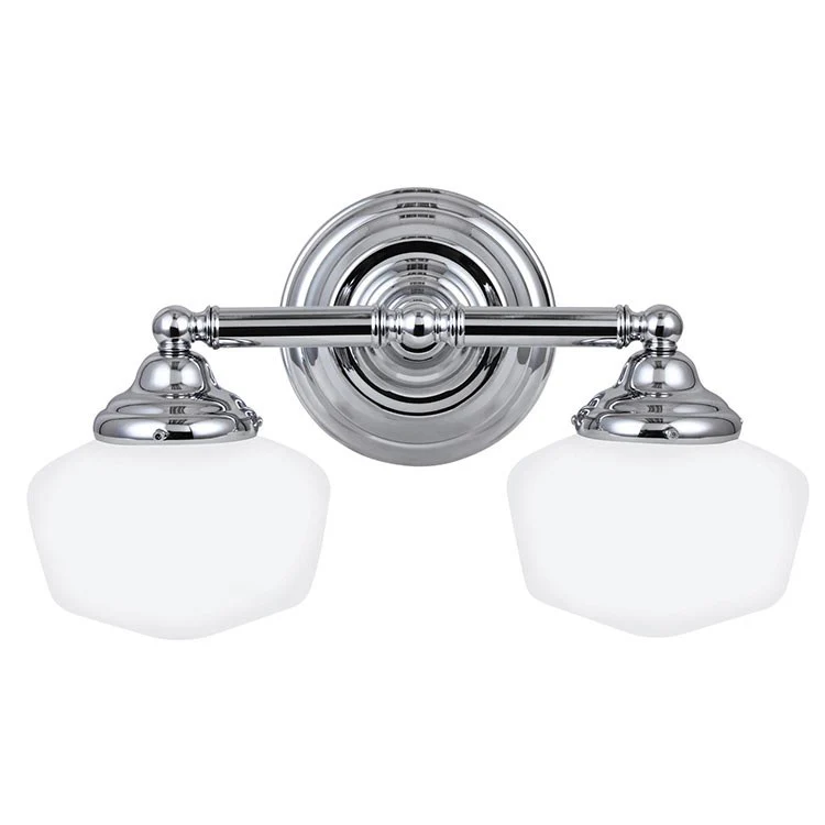 Academy Two-Light LED Bathroom Vanity Fixture - Frankwebs