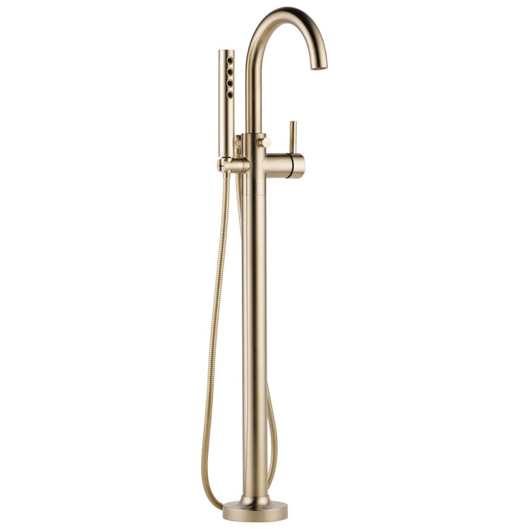 Odin Single Handle Freestanding Tub Filler with Handshower - Frankwebs