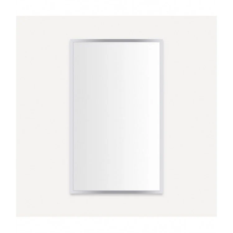 Medicine Cabinet Profiles 24W x 40H x 4D Inch 1 Doors Mirror Polished Nickel Flat Top Right Hand Side Electric - Frankwebs