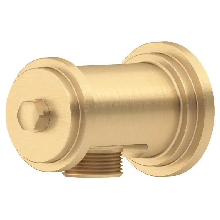 Handshower Elbow Outlet 90 Degree Brass Satin English Gold 1/2IN FNPT x 1/2IN Male Outlet - Frankwebs