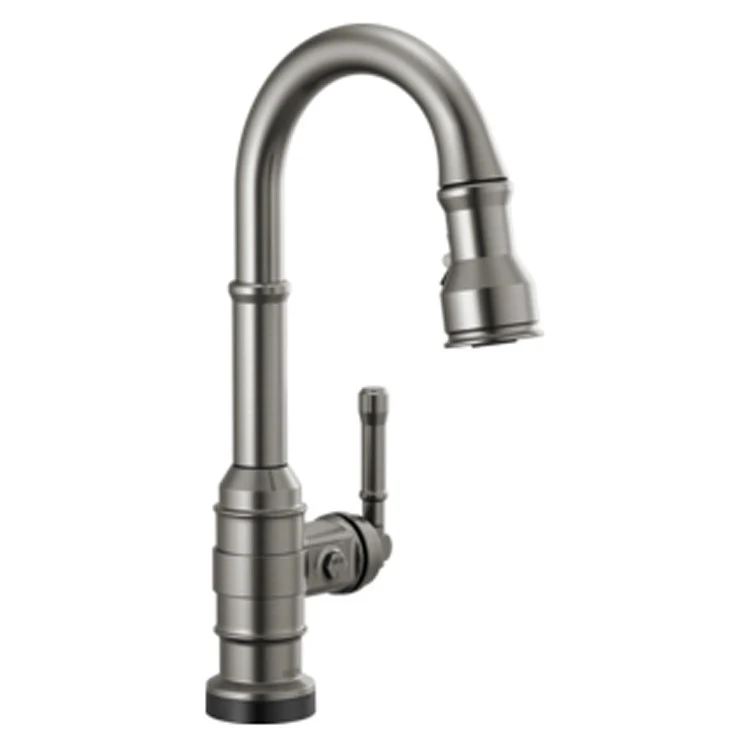 Prep Faucet Broderick 8 Inch Spread 1 Lever WaterSense ADA Arctic Stainless High Arc Gooseneck Pull Down 360 Degree Swivel 1 Hole Touch2O - Frankwebs