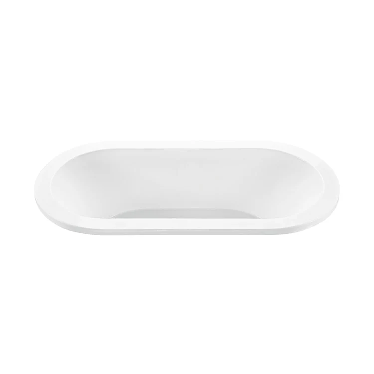 Soaking Tub New Yorker 5 71.875 x 36 Inch Drop-In Center White Acrylic CXL 102 Gallons 21-1/4 Inch - Frankwebs