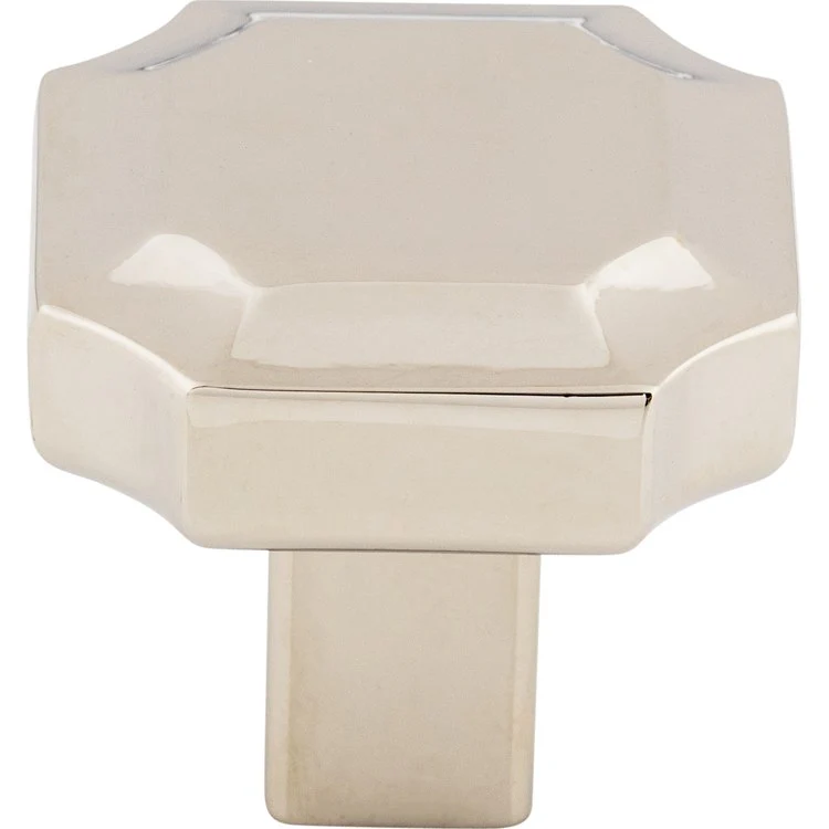 Knob Ellis Davenport Square Polished Chrome Zinc Alloy 1-1/4 Inch - Frankwebs