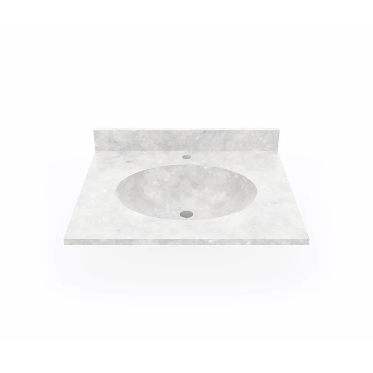 Vanity Top Ellipse 31 x 19 Inch ADA Ice Swanstone 3 Hole - Frankwebs