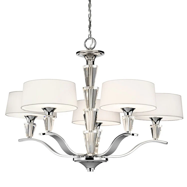 Crystal Persuasion Five-Light Chandelier - Frankwebs