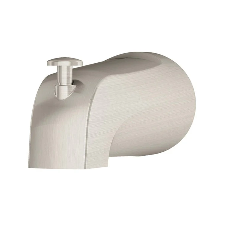 Tub Spout Allura Pull Up with Diverter Satin Nickel 5-1/2 Inch 4.5 Gallons per Minute Zinc - Frankwebs