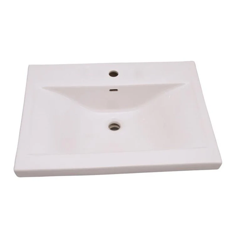 Pedestal Top Mistral 510 20 Inch White Vitreous China Rectangle - Frankwebs