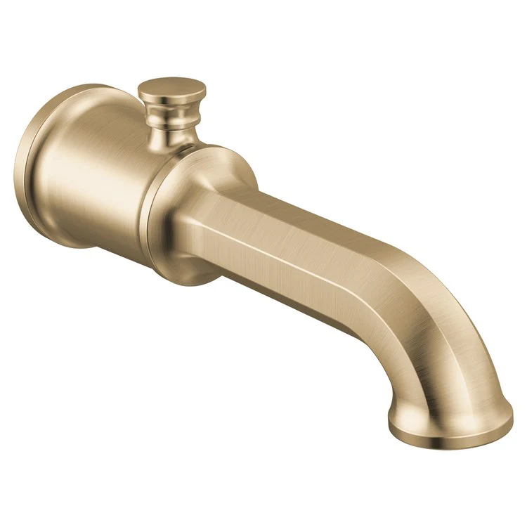 Tub Spout Beauclere Pull Up Diverter Brilliance Black Onyx 9 Inch Brass 1/2 IN NPT - Frankwebs