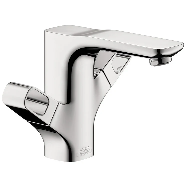 AXOR Urquiola Two Handle Single Hole Bathroom Faucet with Pop-Up Drain - Frankwebs