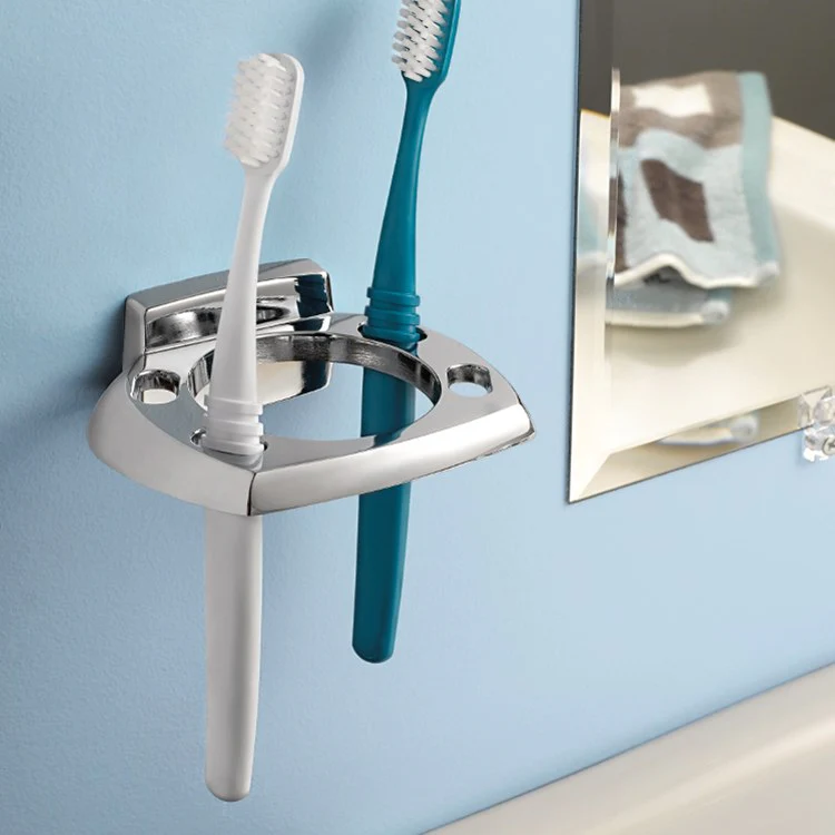 Contemporary Wall-Mount Toothbrush Holder - Frankwebs