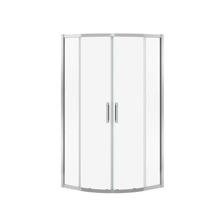 Shower Door Radia Neo Neo-Round Sliding 36Lx71-1/2H Inch Chrome Clear 1/4 Inch 33 to 36x71-1/2 Inch - Frankwebs