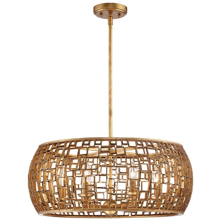 Abbondanza Six-Light Convertible Semi-Flush Mount Ceiling Fixture/Chandelier - Frankwebs