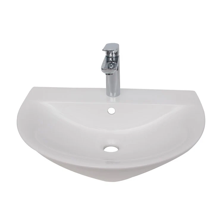 Lavatory Sink Morning 500 Wall Hung 15-3/4 Inch White - Frankwebs