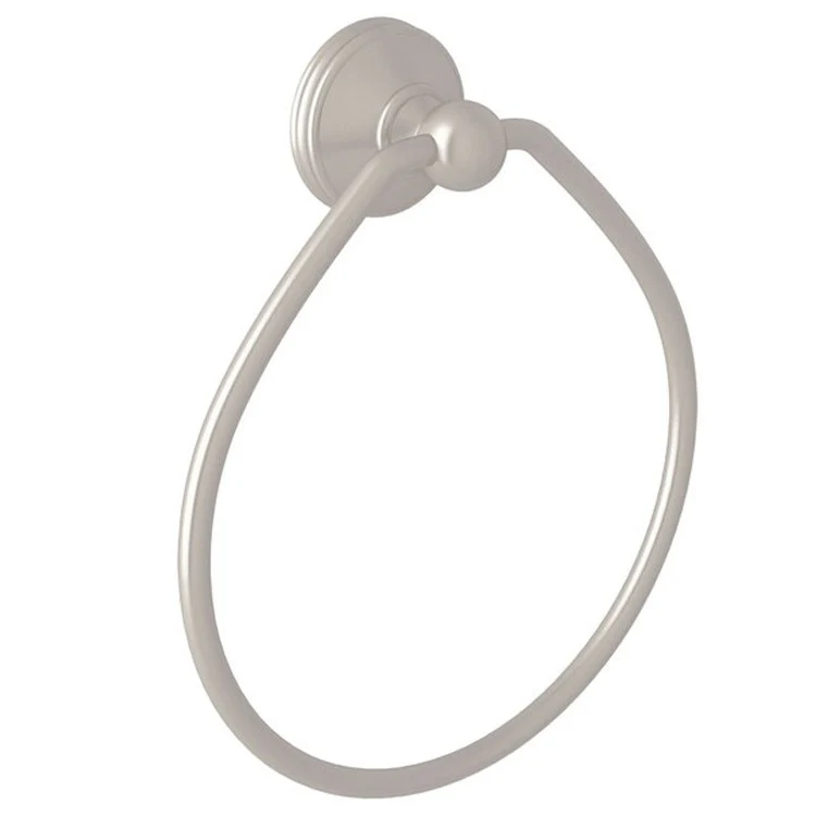 Towel Ring Georgian Era 7 Inch Satin Nickel Brass 1-1/8 Inch - Frankwebs