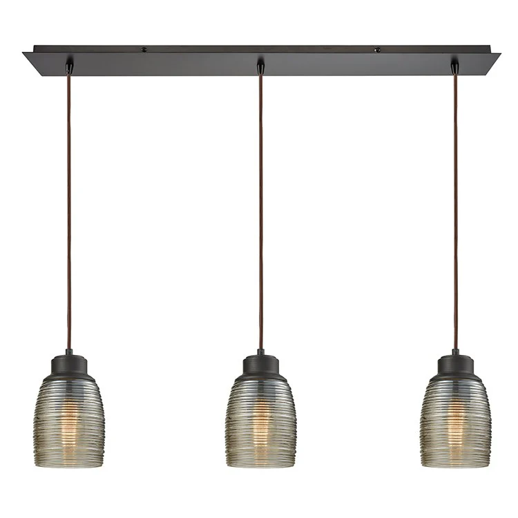 Muncie Three-Light Linear Pendant - Frankwebs