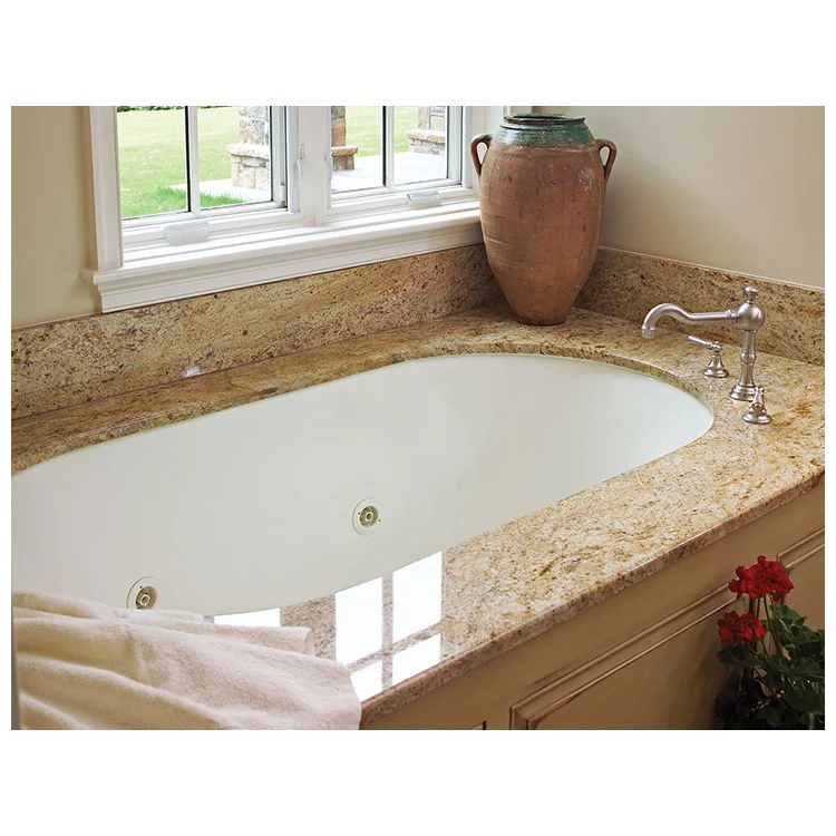 Air Tub New Yorker 1 72 x 42 Inch Drop-In Air Massage Center White Oval Acrylic 101 Gallons 22-1/2 Inch - Frankwebs