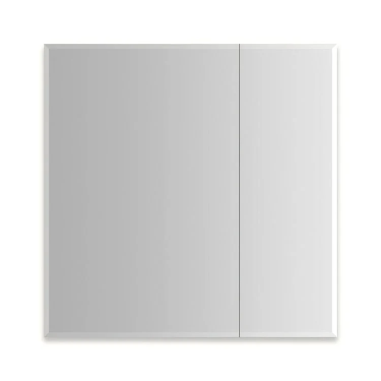 Medicine Cabinet M Series Reserve 30 x 30 x 4 Inch 2 Doors Mirrored Beveled Edge/Electric - Frankwebs
