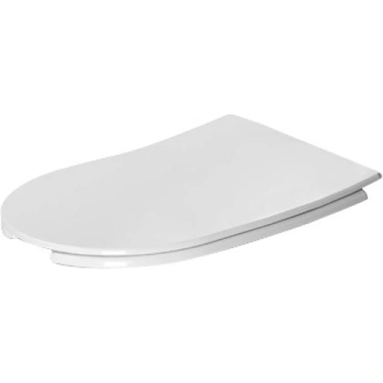 Toilet Seat Starck 3 Elongated Open Front Less Slow Closing Cover Plastic White 19-1/8 Inch - Frankwebs