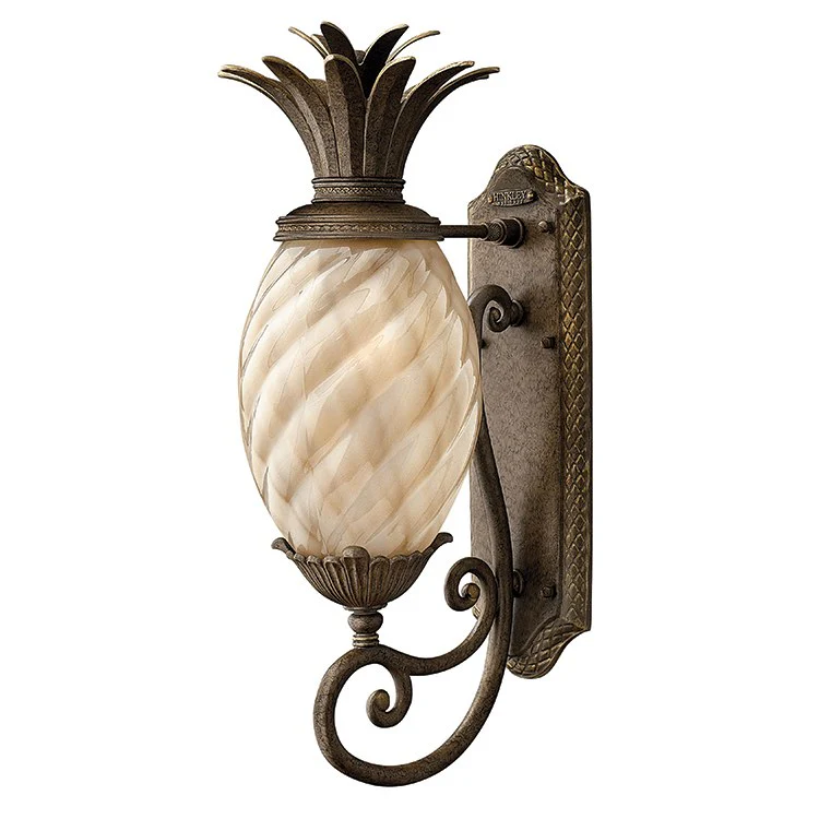 Plantation Single-Light Small Wall-Mount Lighting Fixture - Frankwebs