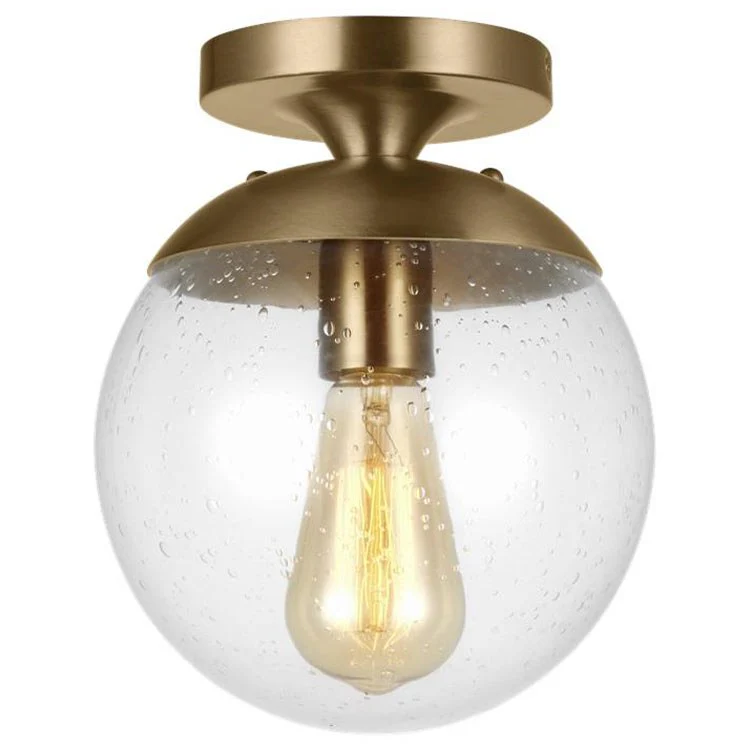 Leo Single-Light Semi-Flush Mount Wall/Ceiling Fixture - Frankwebs