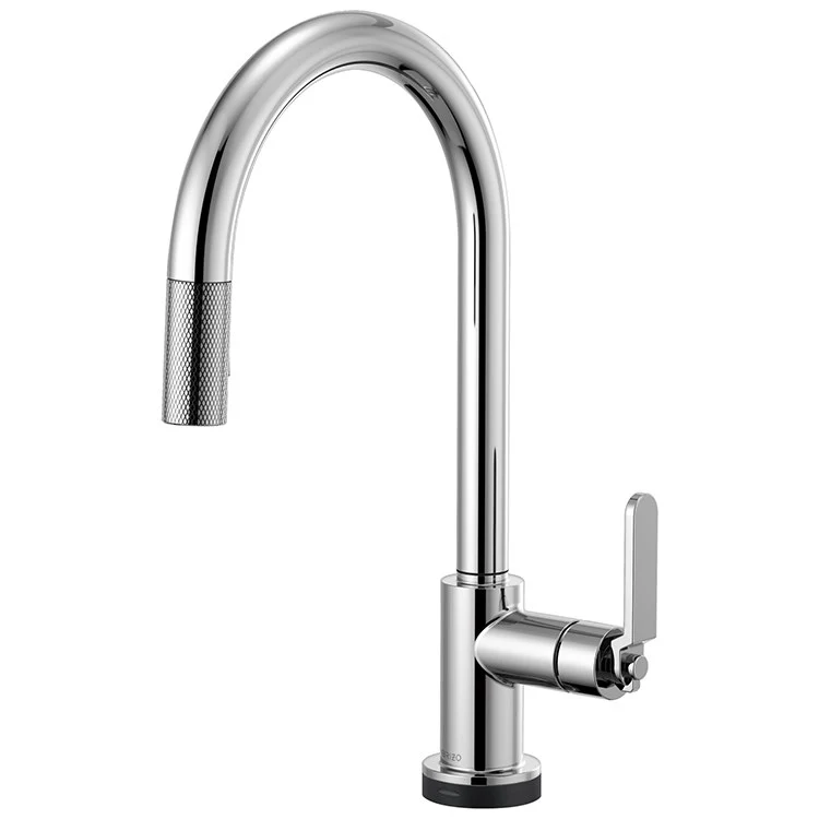 Litze Single Handle SmartTouch Pull Down Faucet with High-Arc Spout/Industrial Handle - Frankwebs