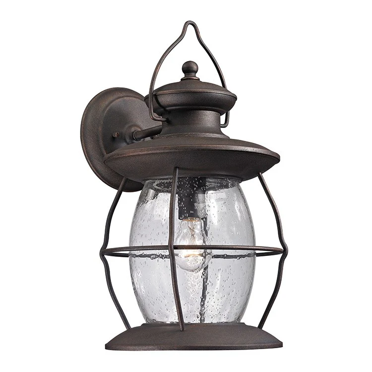 Village Lantern Single-Light Outdoor Wall Sconce - Frankwebs