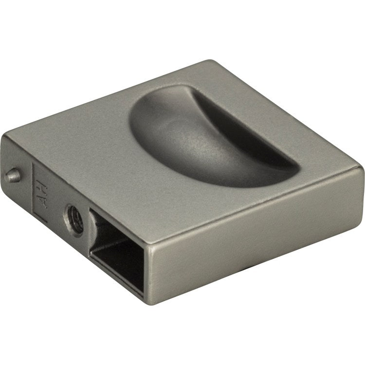 Knob Atlas Thin Square Slate Zinc Alloy 1-1/4 Inch - Frankwebs